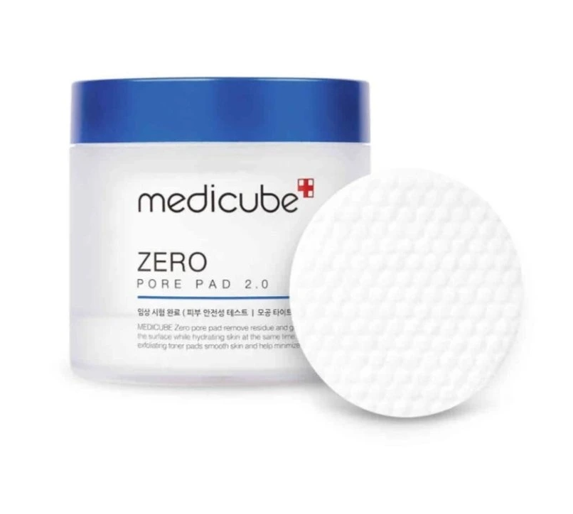 Medicube zero pore exfoliační polštářky cica pad